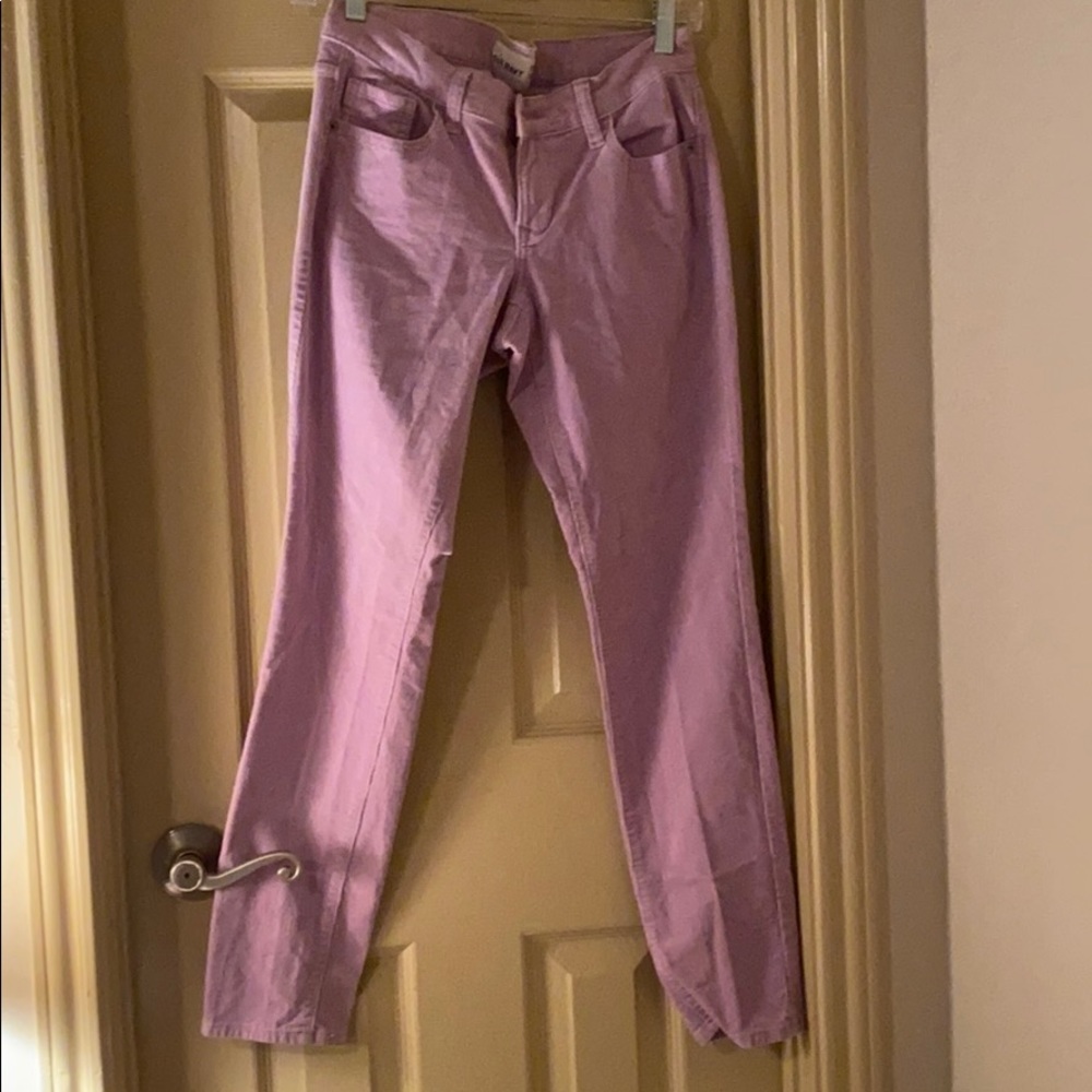 Old navy lavender corduroy 5 pocket pants